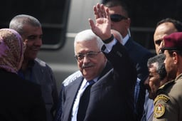 PA President Mahmoud Abbas.