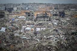 Jabalia, in the central Gaza Strip, February 5, 2025