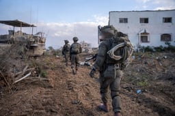 IDF forces in the Gaza Strip.
