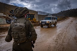 IDF soldier in Lebanon.