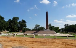 The monument in memory of the Egyptian soldiers in the Ad Halom Park in Ashdod