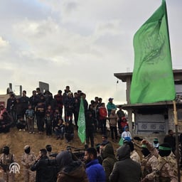 Palestinians attend Hamas' cynical ceremony 