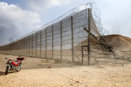 Fence along Gaza border breached on October 7th