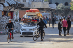 Destruction in Nuseirat refugee camp