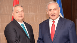 Hungarian Prime Minister Viktor Orbán and Israeli Prime Minister Benjamin Netanyahu