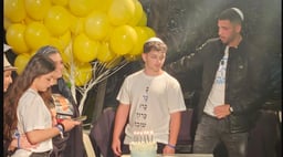 Birthday celebration for Hamas hostage Bar Kupershtein