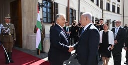 Prime Minister Viktor Orban meets with Netanyahu