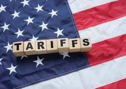 Tariffs. Illustration.