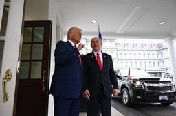 Trump meeting Netanyahu