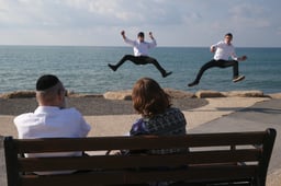 Haredi couple on vacation