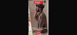 Former hostage Eliya Cohen recites the 'Shema' in the shelter he was abducted from