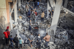 Destruction in Gaza  