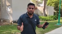 Gazan journalist Moutana Al-Najjar