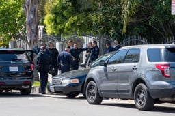 Police at crime scene