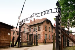 Auschwitz death camp.