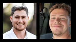 Sergeant Yishai Elyakim Urbach and Staff Sergeant Yam Frid