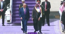 Donald Trump with Muhammad bin Salman