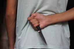 Stab in the back.