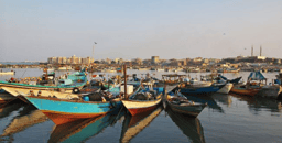 Hodeidah port in Yemen