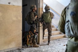 Elite Dog Unit Oketz operating in Gaza