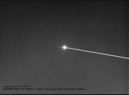 Laser interception of drone.