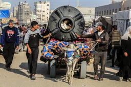 Khan Yunis, in the southern Gaza Strip, on June 4, 2025. 