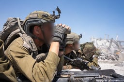 IDF soldiers in Gaza.