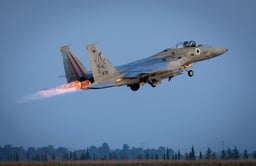 Israel Air Force fighter jet F-15