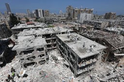 Central Israel After Missle Attack