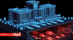 Iranian propaganda vid showing Soroka hospital as military base