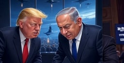 Trump and Netanyahu discussing Fordo