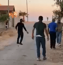 Clashes in Kafr Malik.