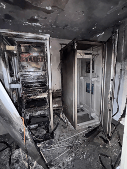 Key security system burned down in Binyamin region