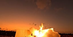 Missile launch.