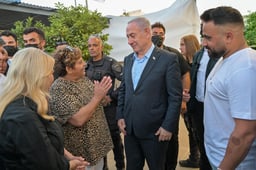 Netanyahu and Rachel of Ofakim.