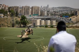 Wounded Israeli soldiers from the ground operation in the Gaza Strip, arrive to the Shaare Zedek Medical Center