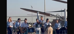 Freed Hostage Agam Berger performs at IDF ceremony