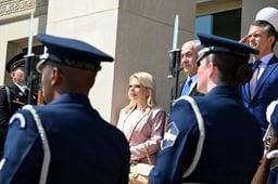 Netanyahu visiting the Pentagon