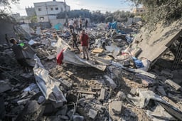  Al-Shati refugee camp, in the central Gaza Strip, on July 13, 2025.