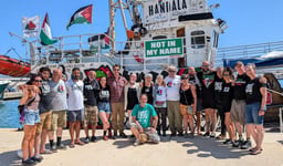 The 'Handala' crew sailing to Gaza