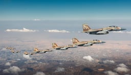 The jets are on their way to the target.