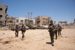 IDF soldiers in Gaza.