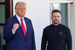 President Donald Trump welcomes Ukrainian President Volodymyr Zelenskyy to the White House to sign a deal granting the US access to Ukraine's rare minerals.