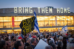 Protest for the hostages.