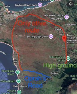 Oprah's Road in Hawaii