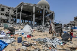  Khan Yunis, in the southern Gaza Strip, on August 2, 2025. 
