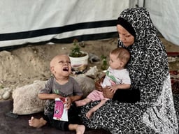 Photos of the child Abdallah al-Hani Mohammed Abu Zarqa published on social media