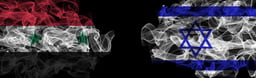 Syrian, Israeli flags