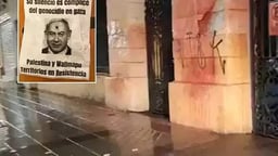  Santiago’s historic Bicur Joilim Synagogue was vandalized with antisemitic graffiti