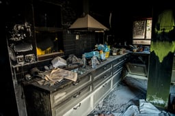 Destroyed houses from the October 7 massacre in Kibbutz Kfar Aza, southern Israel, November 8, 2024.
